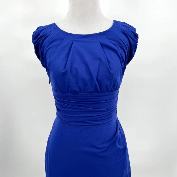 DIANE VON FURSTENBERG Jamila Dress Blue 0 - Picture 5 of 11